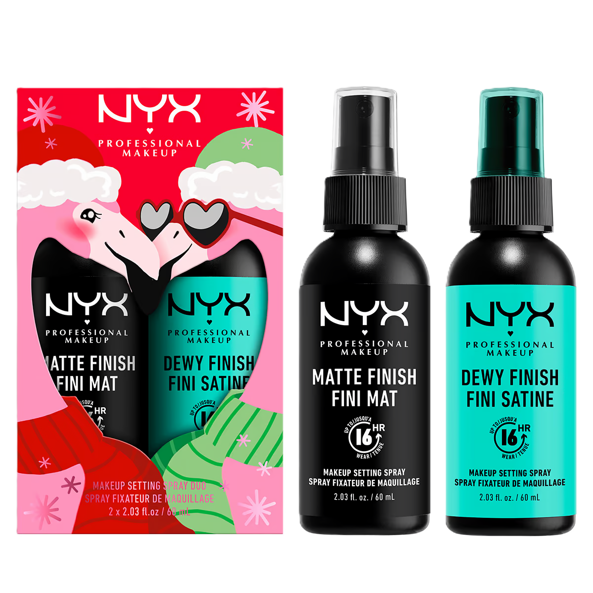 NYX Professional Makeup Duo Spray Fixateur, 60ml + 60ml vue 2